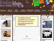 Tablet Screenshot of dekoideja.lv